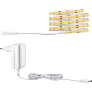 Paulmann SimpLED COB LED-Streifen Komplettset, 1,5m, weiß, mit Netzteil. Flexibles LED Band für indirekte Beleuchtung.