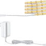 Paulmann SimpLED COB LED-Streifen Komplettset, 1,5m, weiß, mit Netzteil. Flexibles LED Band für indirekte Beleuchtung.