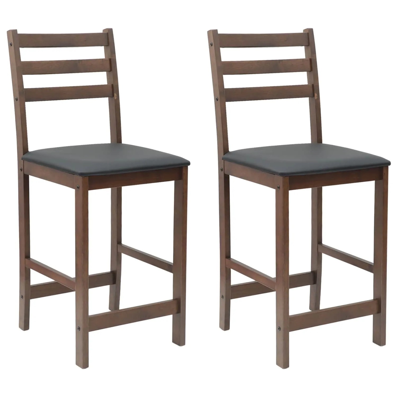 vidaXL Esszimmerstühle 2 Stk Hellbraun 40 x 47,5 x 99,5 cm 42020466
