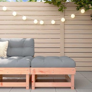 vidaXL Gartenhocker mit Kissen Massivholz Douglasie 825441