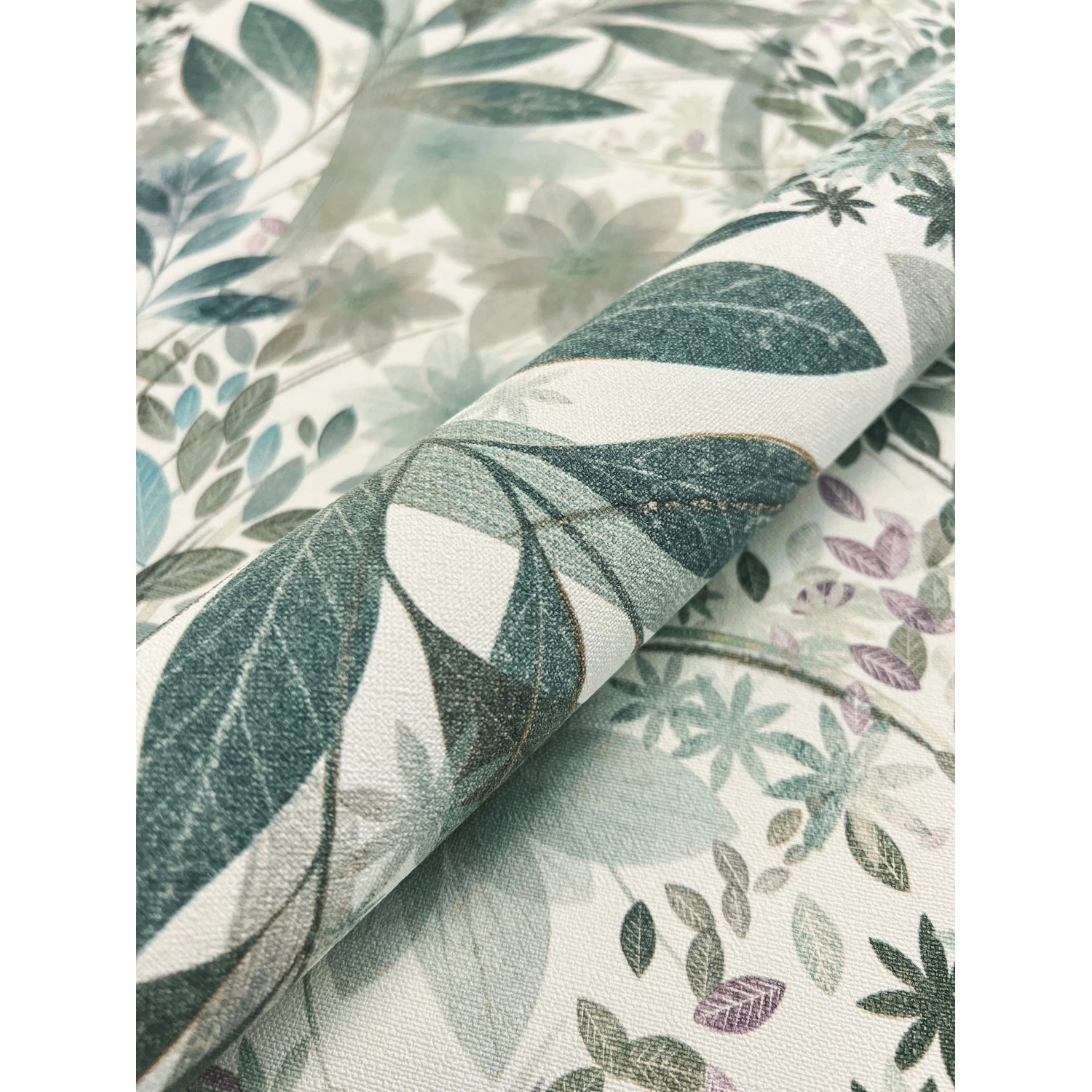 Newroom Vliestapete Amelle Olive Blumen Natur Strukturiert FSC® günstig online kaufen