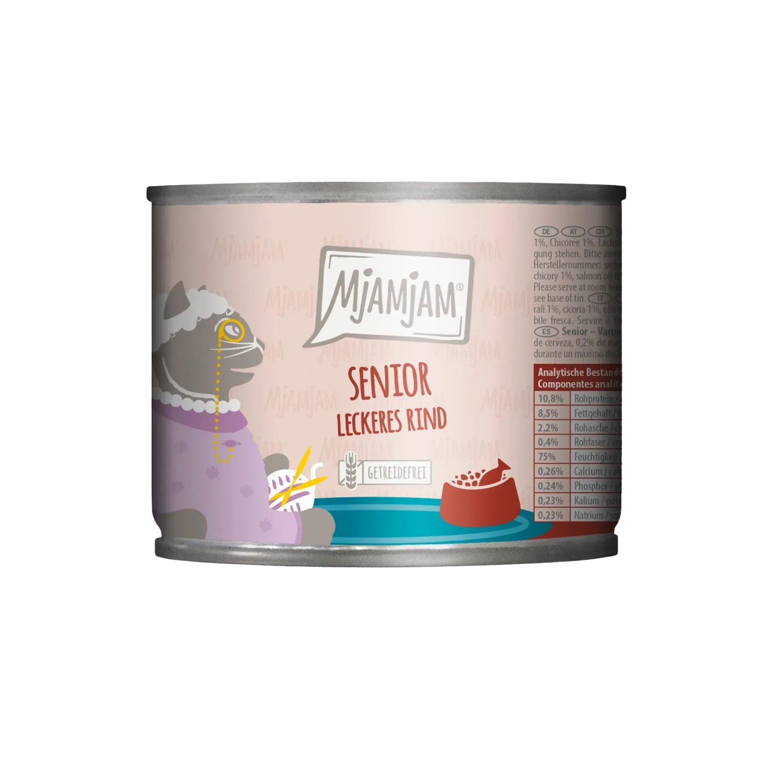 Mjamjam Katzen-Nassfutter Senior Leckeres Rind 200 g kaufen bei OBI