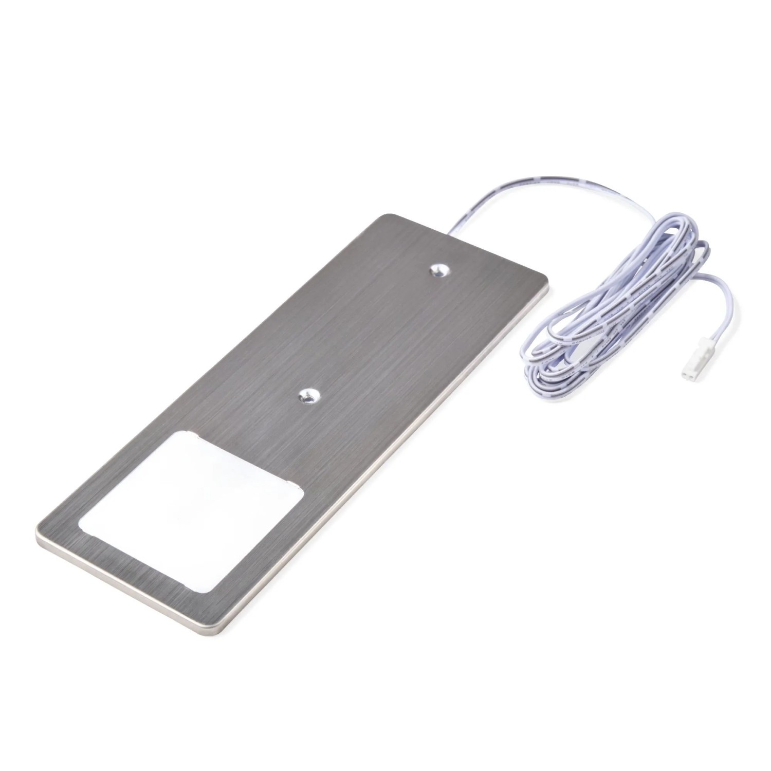 Kalb LED Unterbauleuchte, Edelstahl gebürstet, 5W, warmweiß, 4er Set für Küchen.