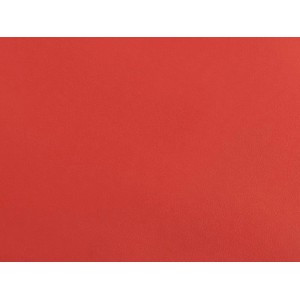 Roter Primaflor PVC Expotop Bodenbelag. Unifarbenes, strapazierfähiges PVC-Muster für Wohnräume und Fußbodenheizung.