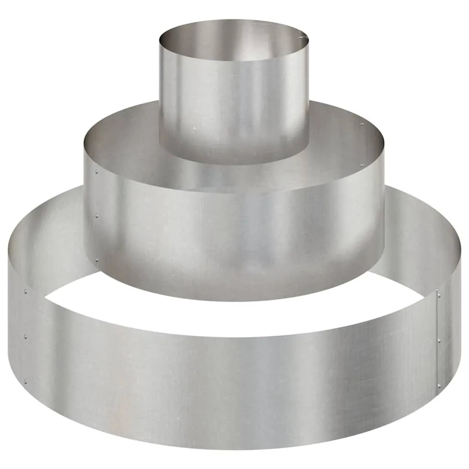 vidaXL Garten-Pflanzgefäß Silber 90 x 90 x 20 cm Edelstahl 873652 günstig online kaufen