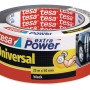 Tesa Extra Power Universal Klebeband, schwarz, 25 m x 50 mm. Vielseitig einsetzbares Gewebeband.