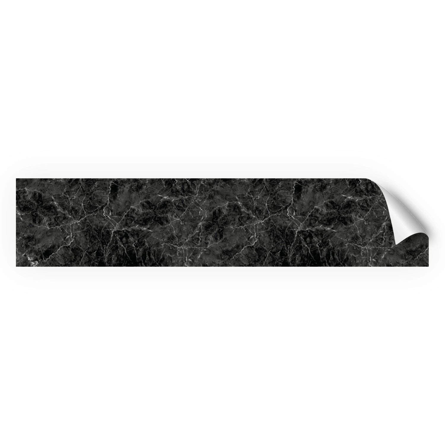 Myspotti Küchenrückwandfolie Marmor Black Selbstklebend 280 cm x 60 cm