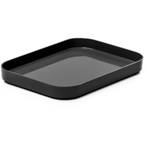 Grauer SmartStore Compact Deckel S, auch als Tablett oder Untersetzer für Aufbewahrungsboxen nutzbar.