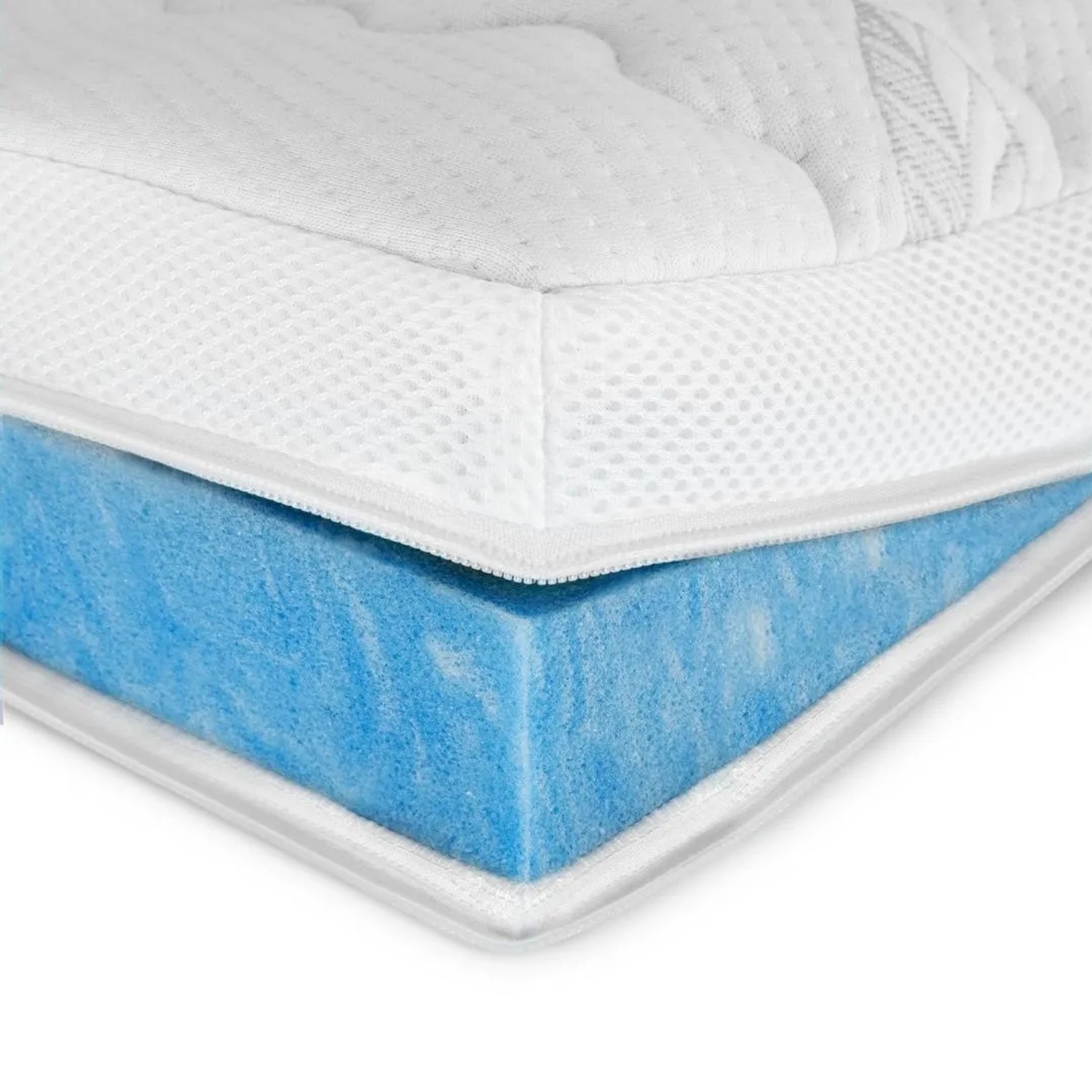 AM Qualitätsmatratzen Premium Plus Gelschaum Topper RG50 Made in Germany 180x210cm