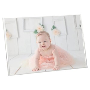 vidaXL Bilderrahmen Collage, 3 silberne Rahmen für Tisch, 21x29,7 cm, mit Babyfoto.