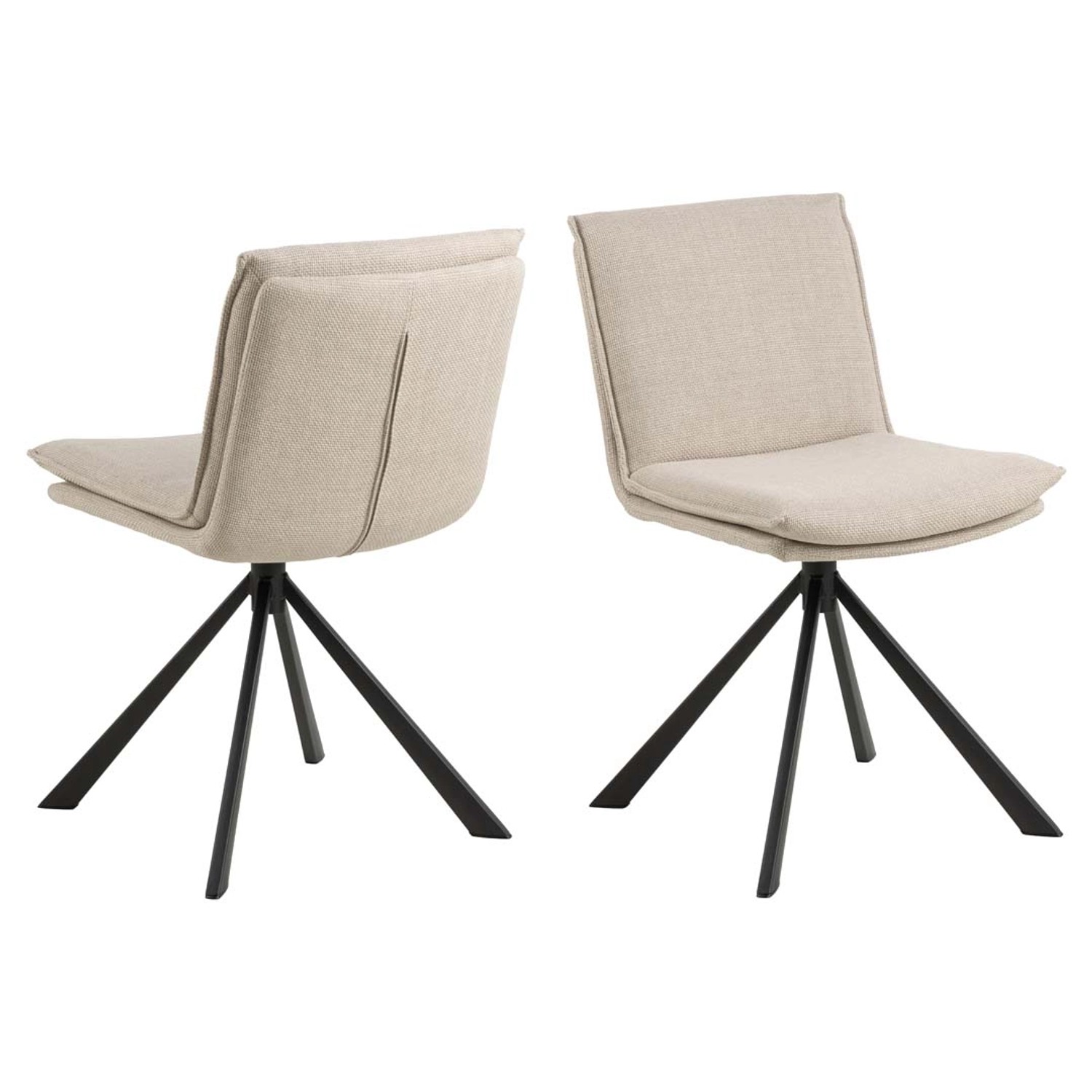ebuy24 Flynn Esszimmerstuhl Beige günstig online kaufen