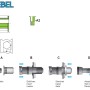 GOEBEL Nietmuttern M8 Edelstahl A2, Schema mit Maßen und Montageanleitung.
