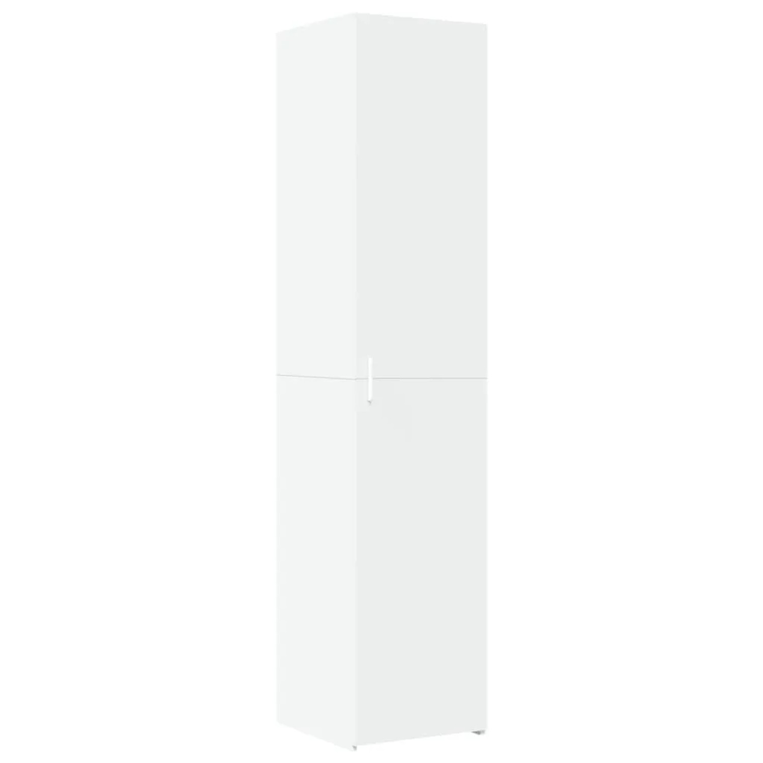 vidaXL Hochschrank Schmal Weiß 40x42,5x225 cm Holzwerkstoff 3281273_6