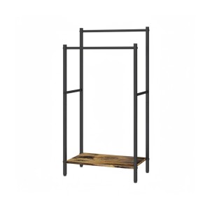 Relaxdays Handtuchständer Metall Schwarz Freistehend 81,5 cm x 42 cm x 24 cm