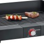 Severin Tischgrill PG 8567 Elektrogrill mit Grillgut, ideal für drinnen und draußen.