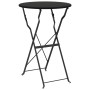 vidaXL Bistrotisch Anthrazit Ø50x71 cm Pulverbeschichteter Stahl 42002966