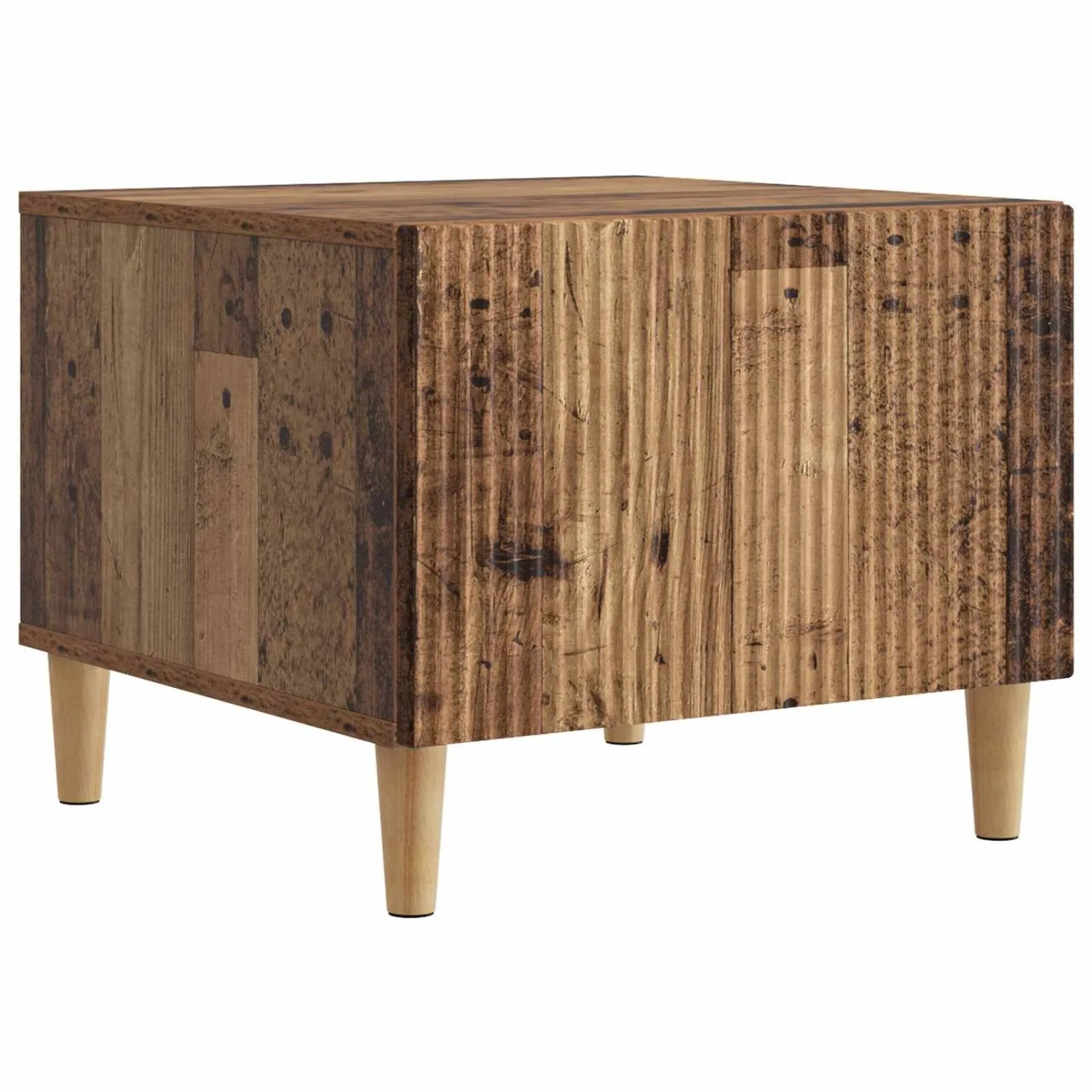 vidaXL Couchtisch mit Schubladen Altholz 49 x 50 x 40 cm Holzwerkstoff 894743