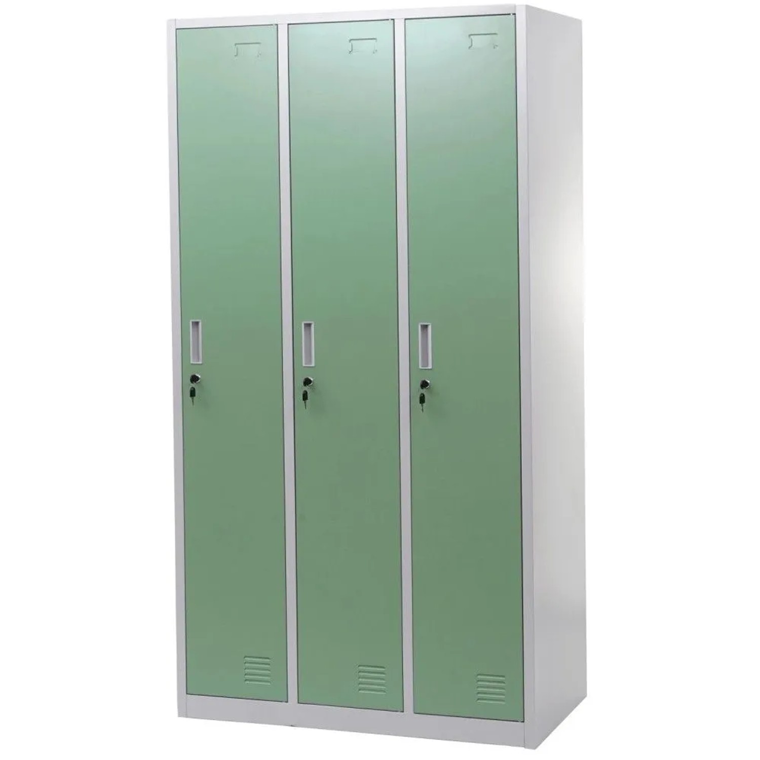 MCW Schließfach Preston T829 Grün 3 Fächer