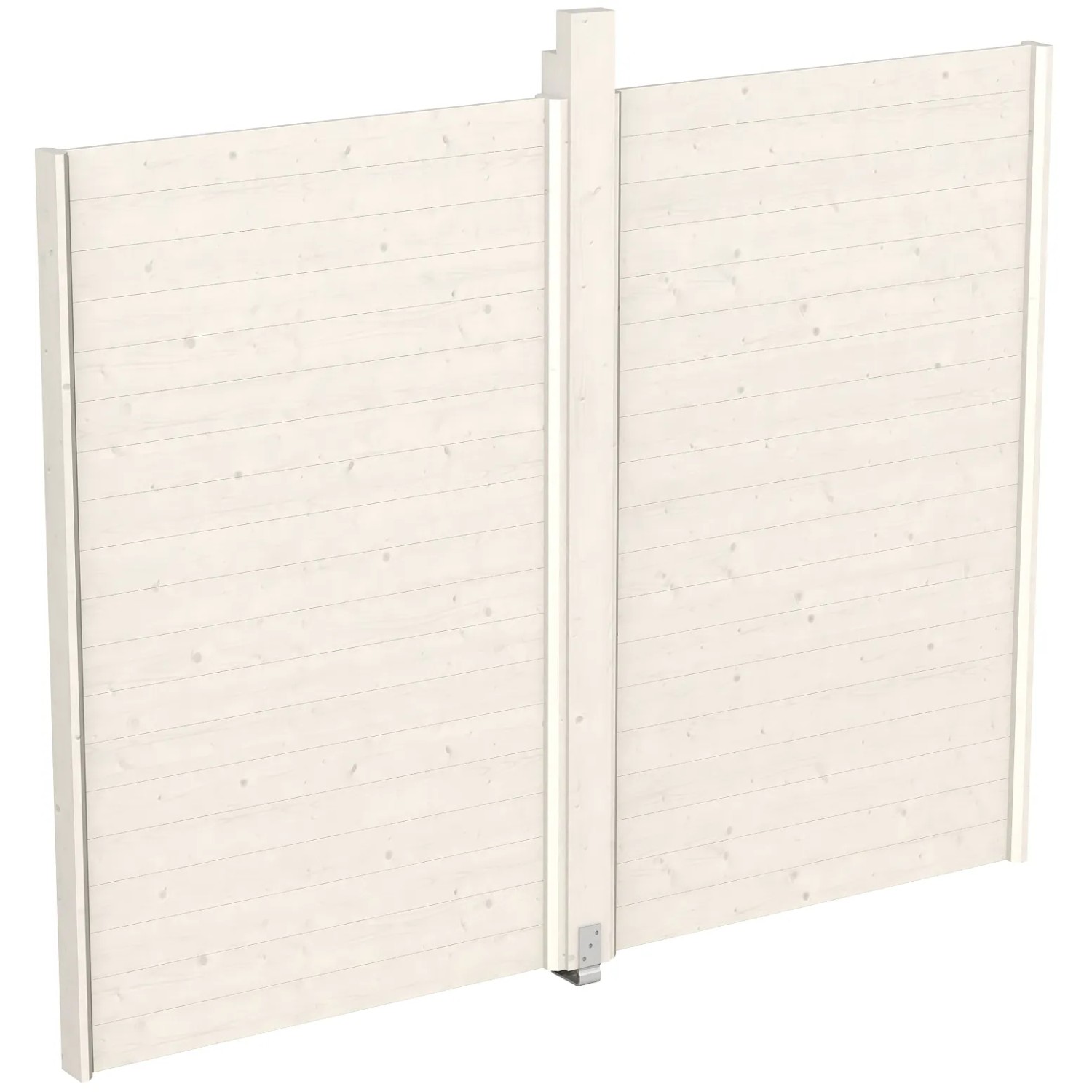 Skan Holz Wand für Pavillon Toulouse 270 x 209 cm Weiß