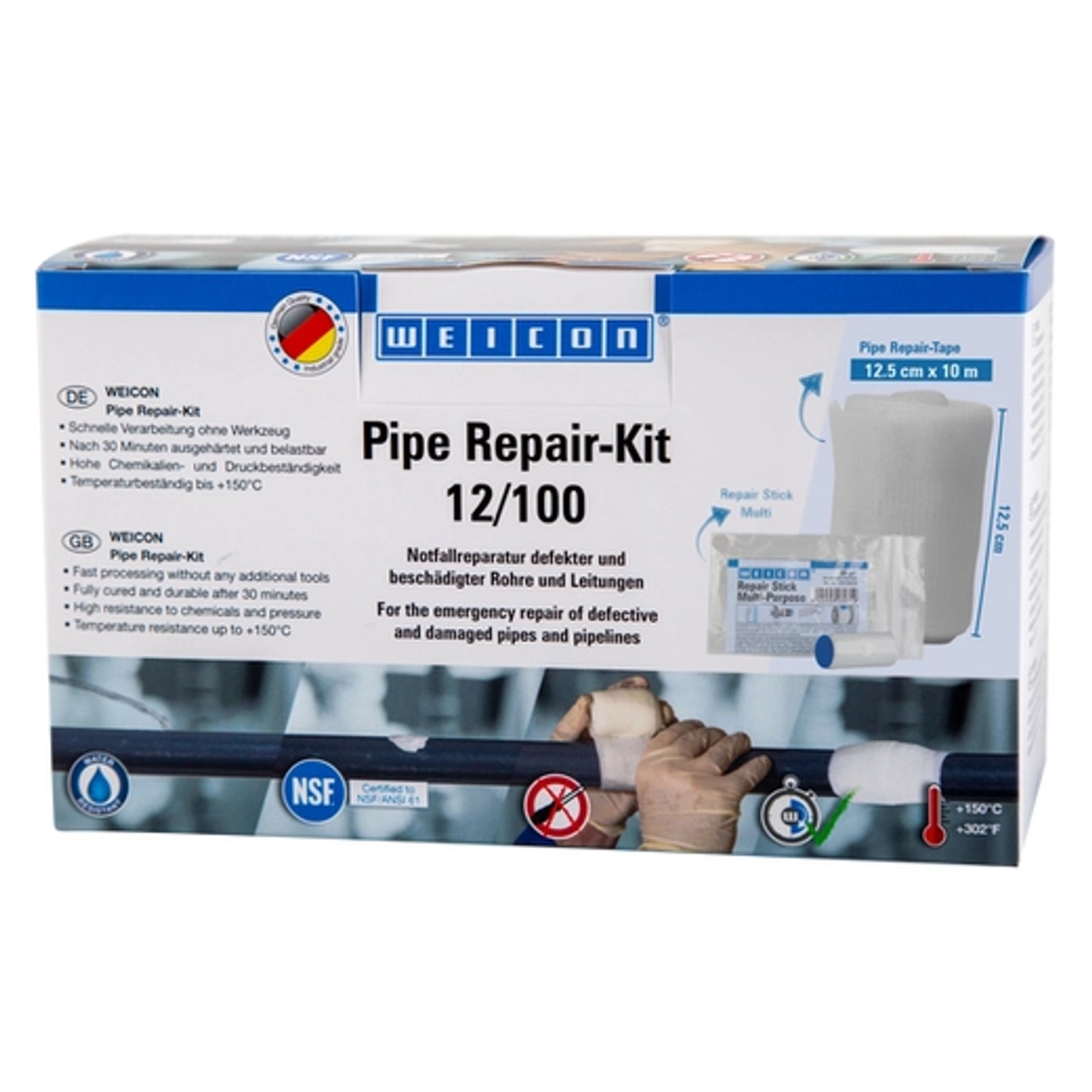 WEICON Pipe Repair-Kit 12/100