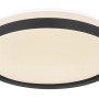 LED-Deckenleuchte Sonny, schwarz/weiß, Ø 39cm, dimmbar, mit Fernbedienung.