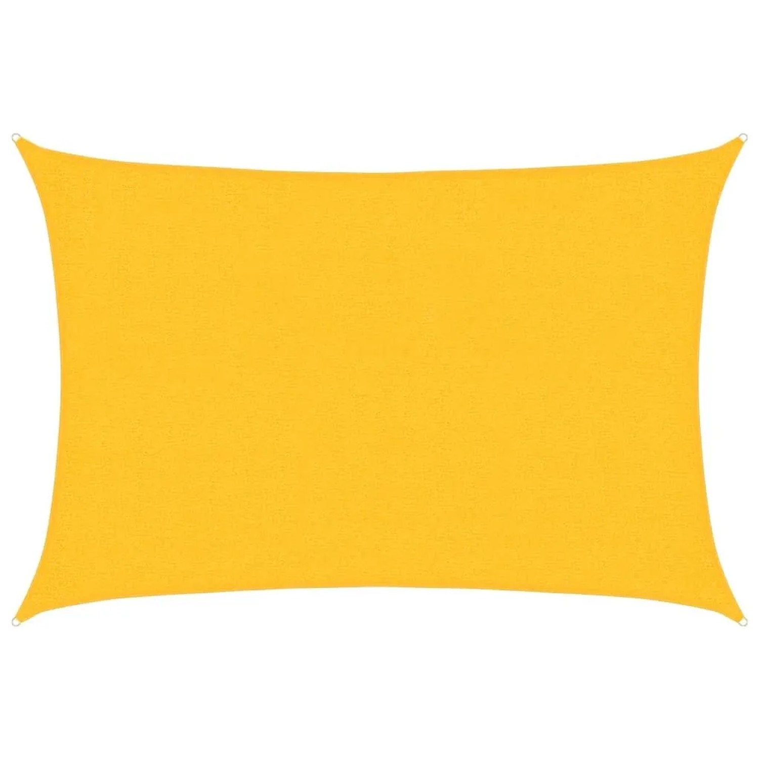 Furnicato Sonnensegel 160 G m² Rechteckig Gelb 2x25 M Hdpe