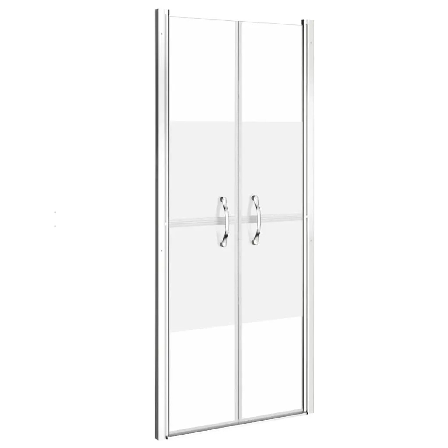 vidaXL Duschtür Halbmatt ESG 81x190 cm 148787