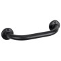 Wenko Badewannengriff Basic, 31 cm, schwarz, aus Edelstahl für mehr Sicherheit im Bad.