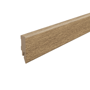 Egger Sockelleiste L712 Kubisch, 6 cm, Eiche Braun Dekor für Laminat- und Hybridböden.