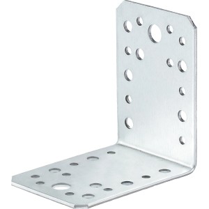 Winkelverbinder 90x90x65 mm, verzinkt, 20er-Set für Holzkonstruktionen.