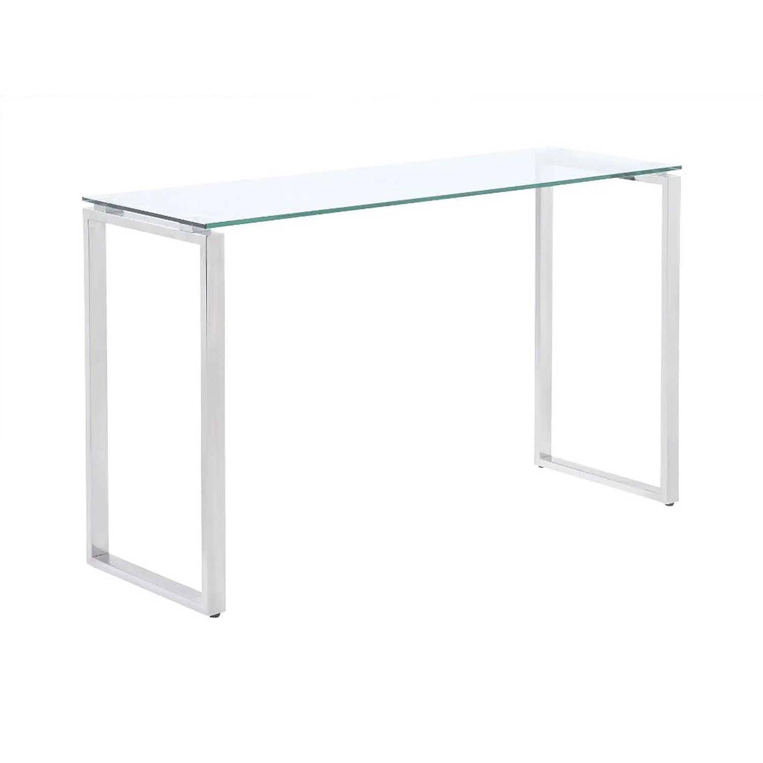 Vente-unique Konsolentisch Freya Transparent  Silberfarben 120 cm