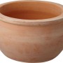 Runder Terrakotta Pflanztopf, 38x38x26 cm, für Garten und frostgeschützten Außenbereich.