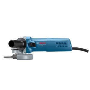 Blauer Bosch Professional Winkelschleifer GWS 880 mit Schleifscheibe. Leistungsstarke Schleifmaschine für vielseitige Arbeiten.
