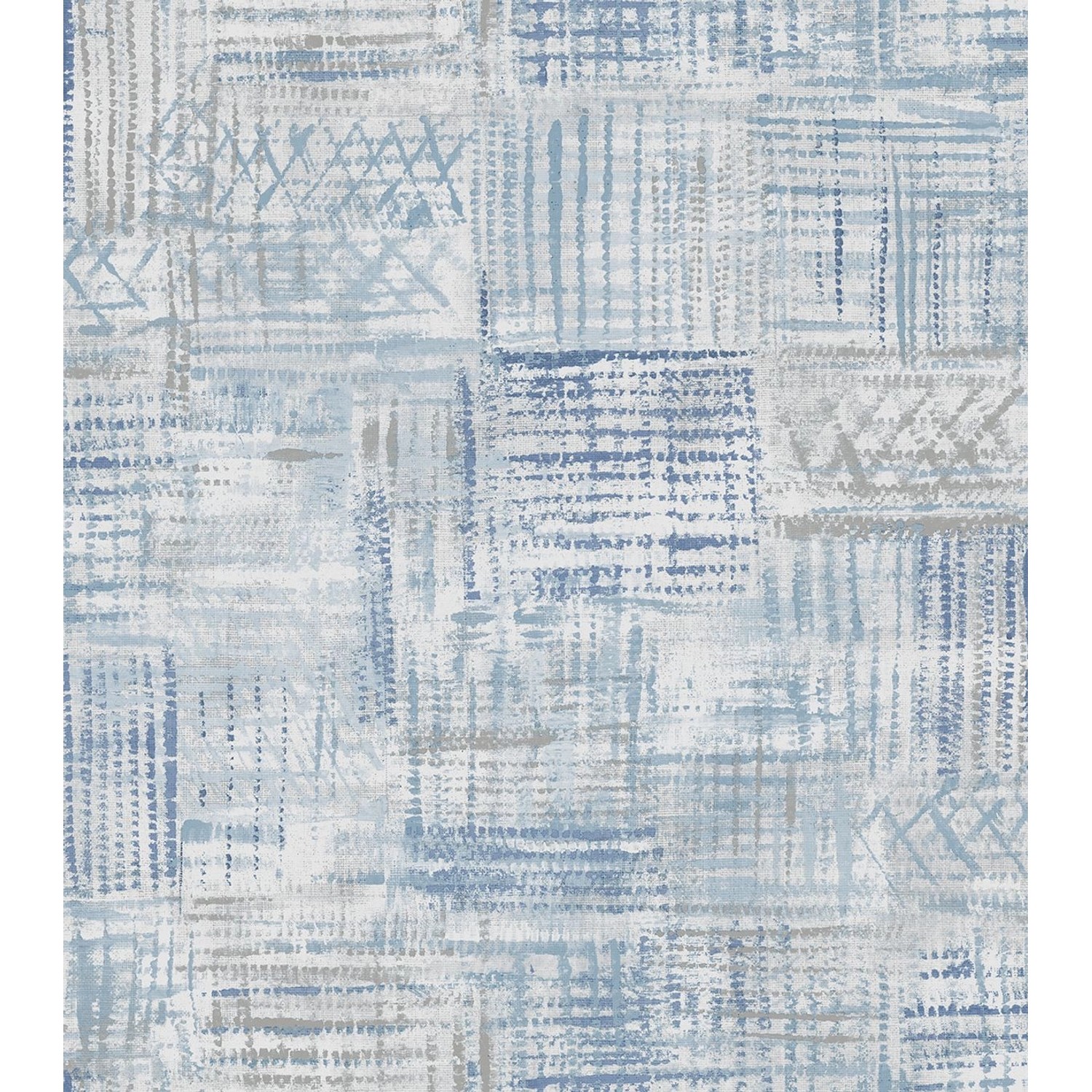 Sanders & Sanders Tapete Grafisches Motiv Blau 53 Cm X 1005 M 640753 günstig online kaufen