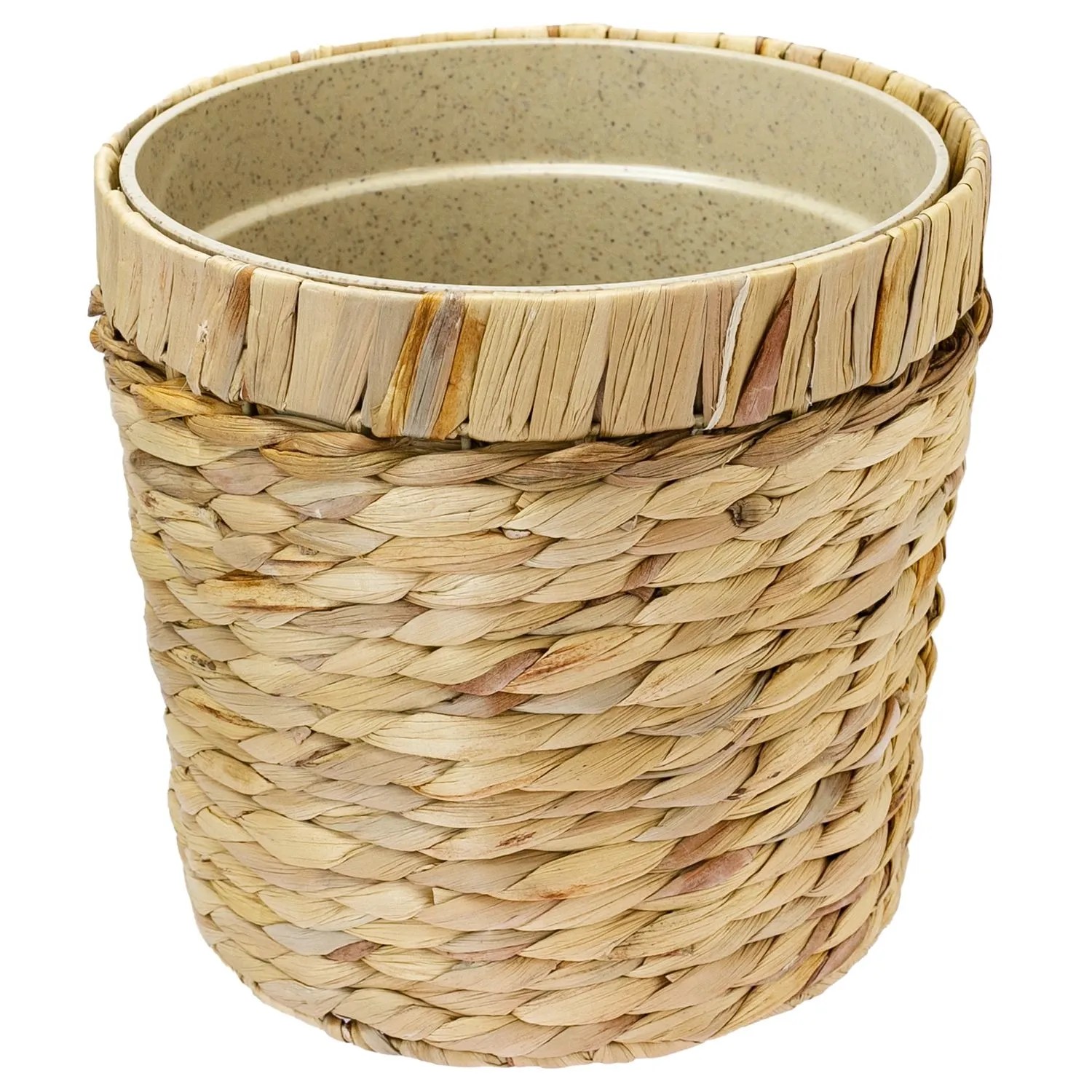 HMF 37280-25CM Innovativer Blumentopf Wasserhyazinthe Pflanztopf Rund 25 cm Durchmesser