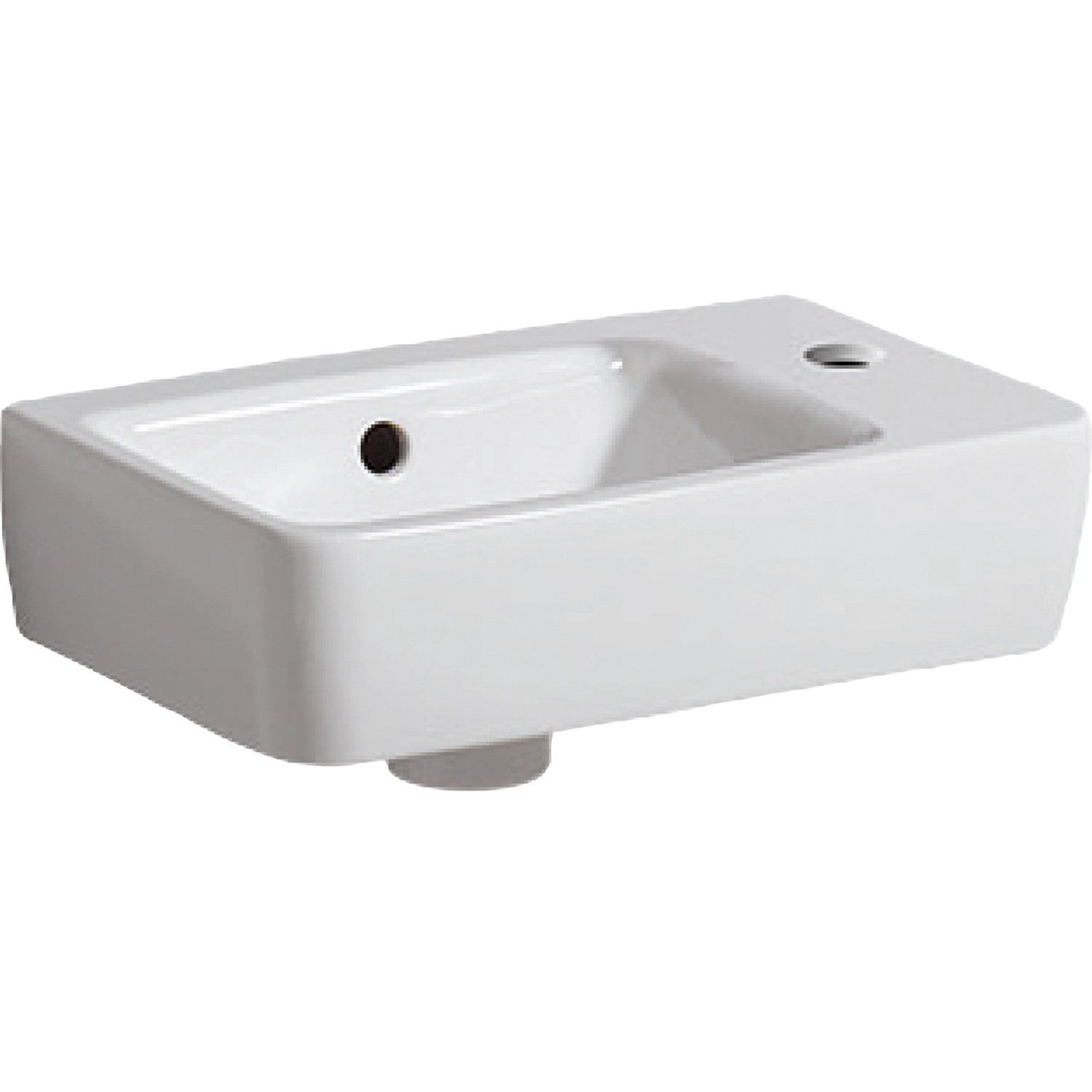 Geberit Handwaschbecken Renova Compact  40 cm Weiß KeraTect-Beschichtung