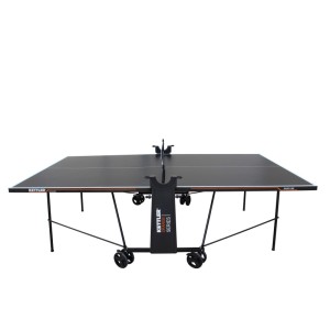 Kettler Hobby Tischtennisplatte BASIC Outdoor, wetterfest, mit Netz und Rollen.