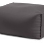 Anthrazitfarbener Sitting Point Hocker Roll Korfu, 100 l, ideal als Sitzsack für Innen- und Außenbereich.