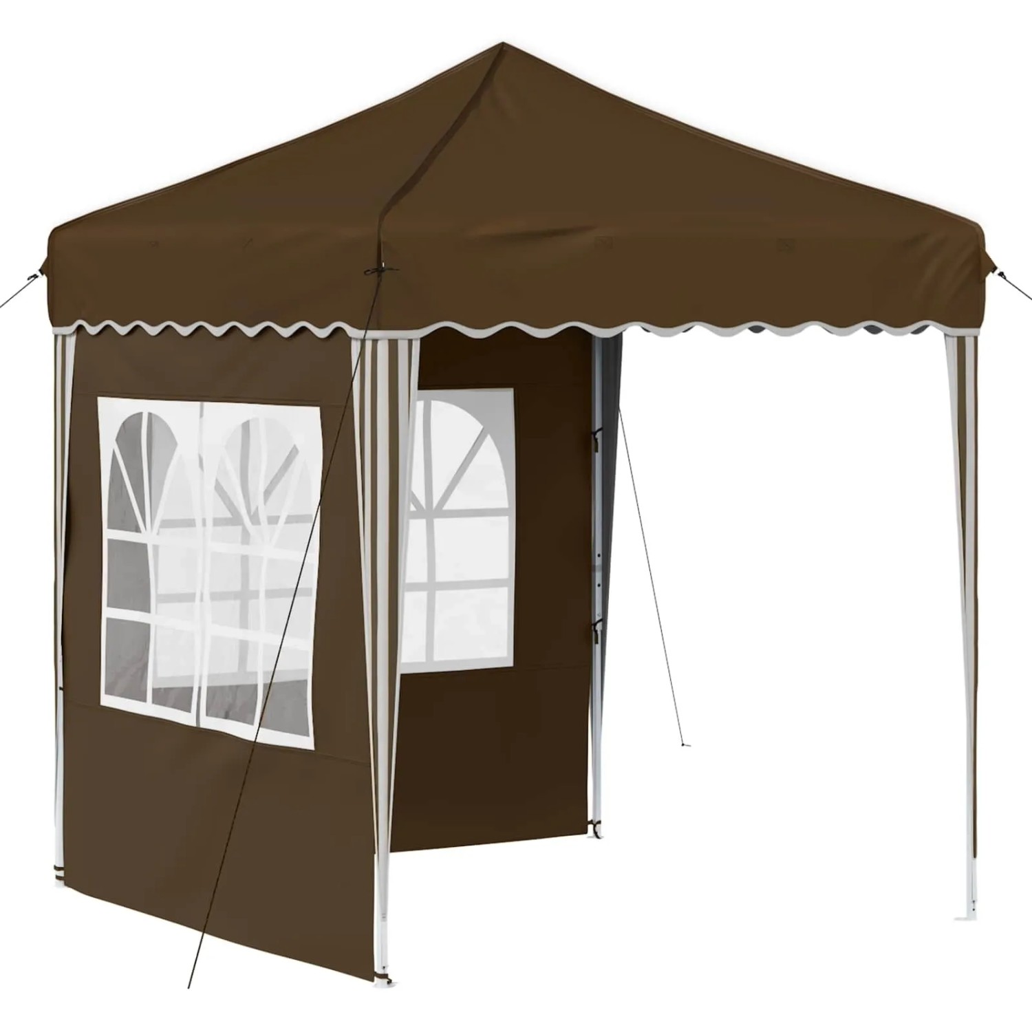 vidaXL Pop-up Partyzelt Taupe 195 x 195 x 245 cm Oxford-Stoff 42019729