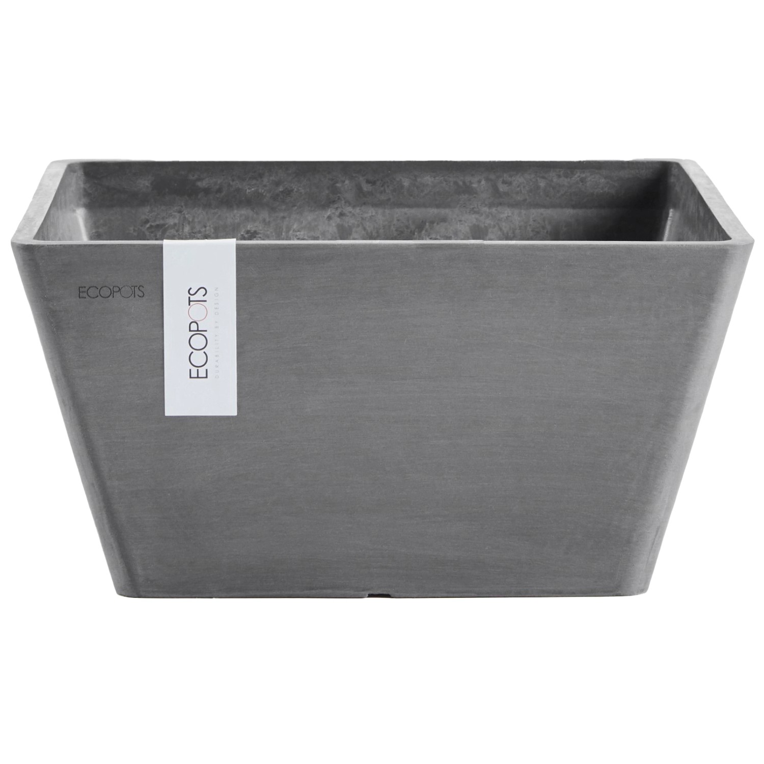 Ecopots Pflanzschale Berlin Grau 41 cm günstig online kaufen