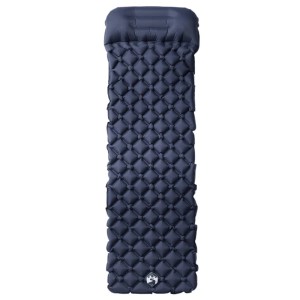 vidaXL Aufblasbare Isomatte mit Kissen Grau 4007108