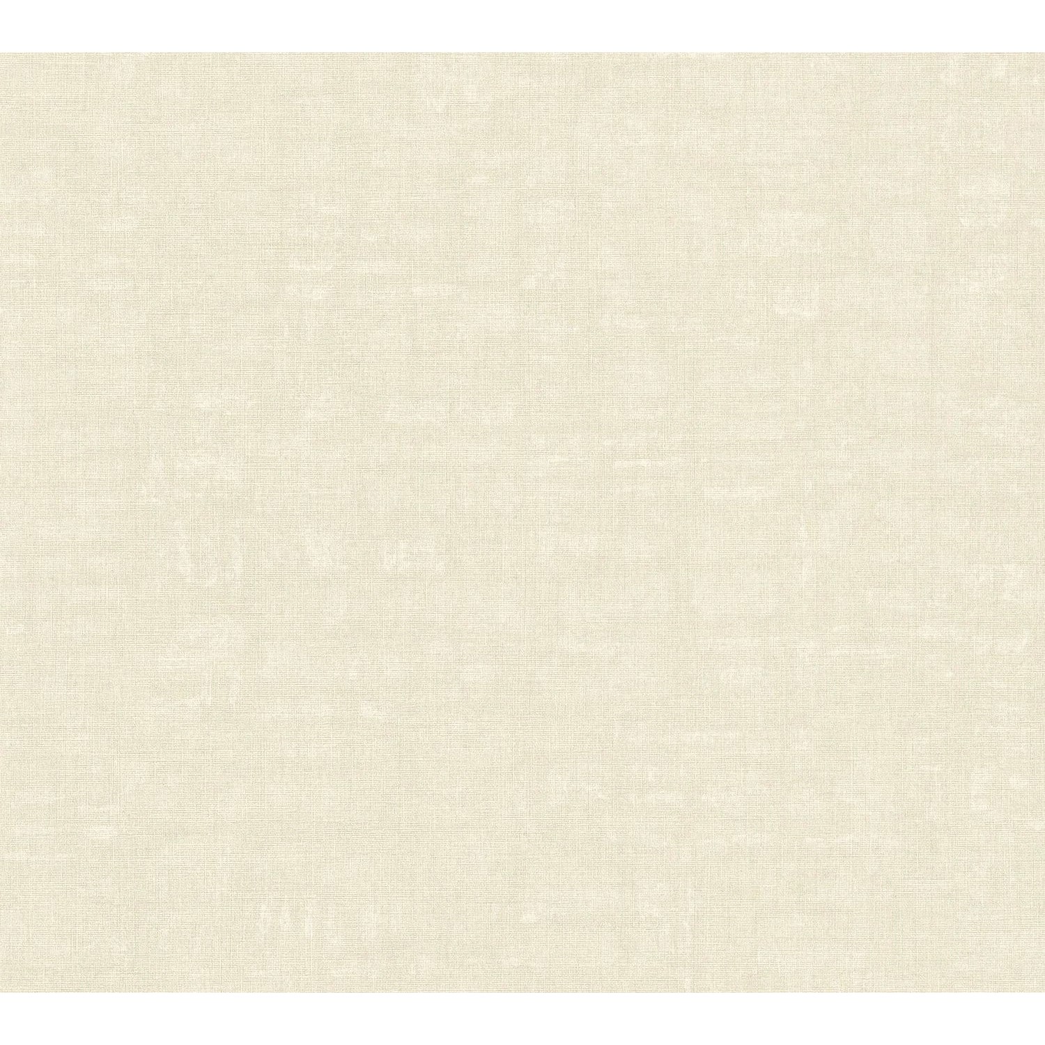 PROFHOME 387451-GU Uni Tapete Textiloptik Matt Creme Elfenbein 0,53 m x 10, günstig online kaufen