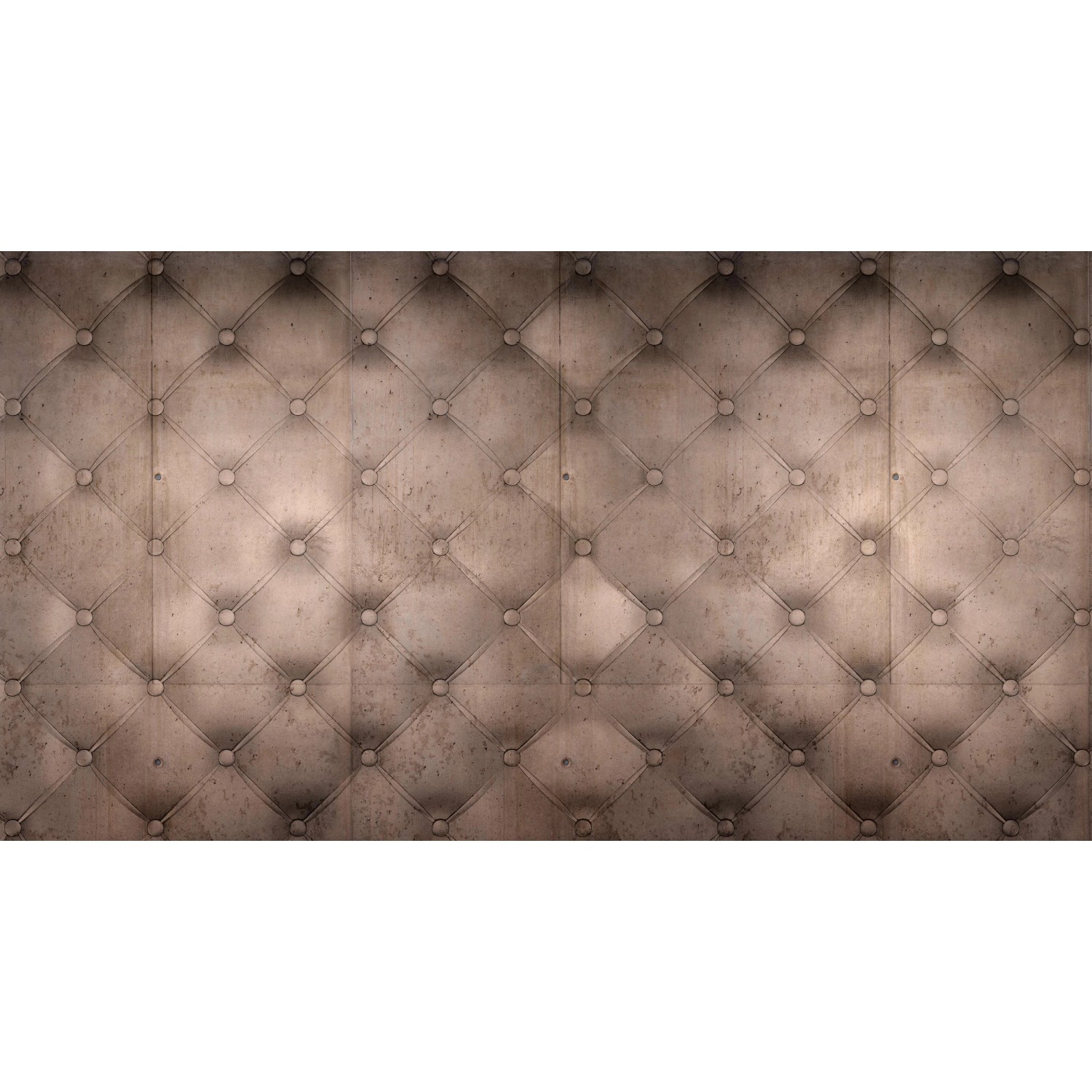 Fototapete  3D Barock Gesteppt Braun Beige  5,00m x 2,70m FSC®