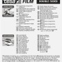 Tesa Film doppelseitig, 2 Rollen transparentes Klebeband, je 7,5m x 12mm.
