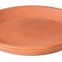 Deroma Untersetzer Standard, 27 cm, aus Terrakotta in Weiß. Für Pflanztöpfe im Innen- und Außenbereich.
