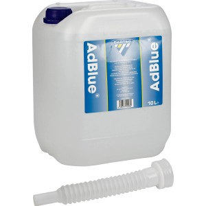Cartec AdBlue® 10 l Kanister mit Einfüllhilfe für Dieselmotoren.