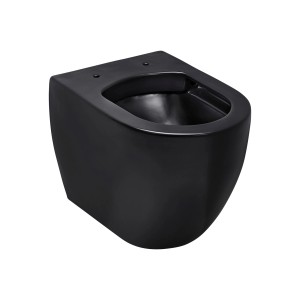 Schöner Wohnen Hänge-WC Antus, spülrandlos, in elegantem Mattschwarz.