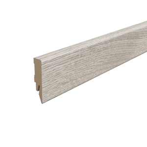 Egger Sockelleiste L656 Kubisch für Fußboden Elva 6 cm Eiche Grau