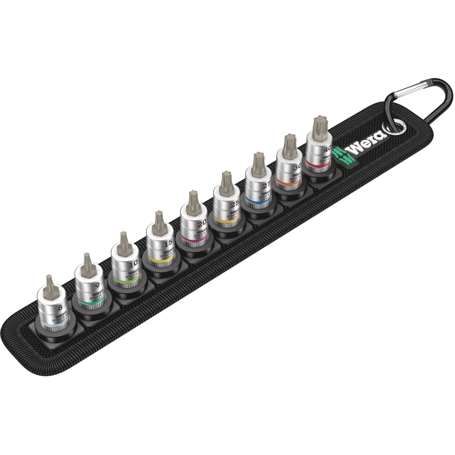 Wera Zyklop Bitnuss-Satz A3 TX HF mit Haltefunktion 6,3 mm (1/4 Zoll)-Antrieb