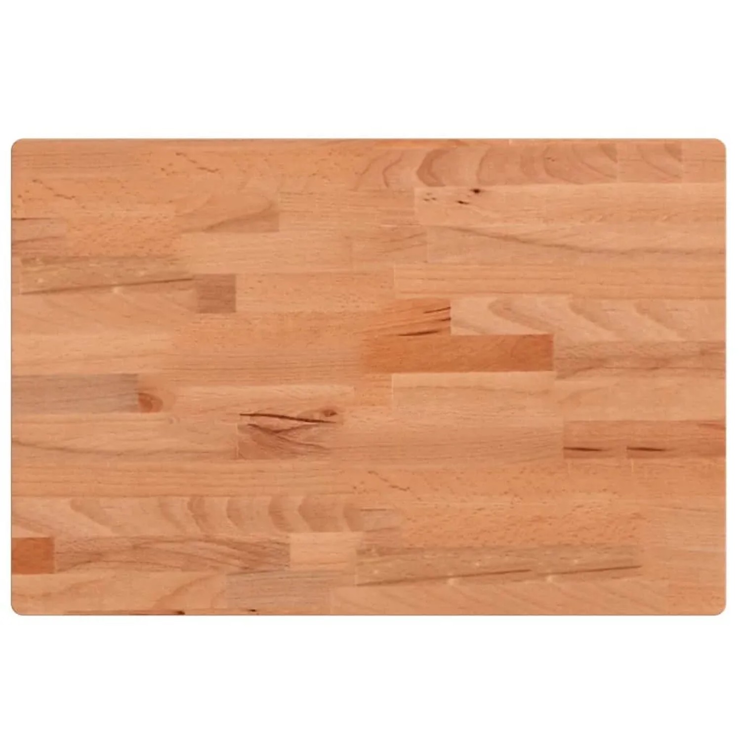 vidaXL Tischplatte 60x40x4 cm Rechteckig Massivholz Buche 3188899